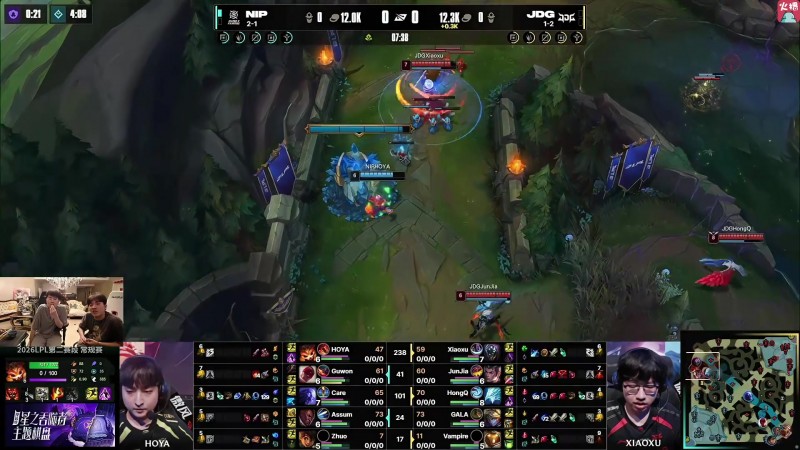 姿态看NIP爆冷2-0零封JDG：Assum对位Gala领先6K NIP在统治游戏！