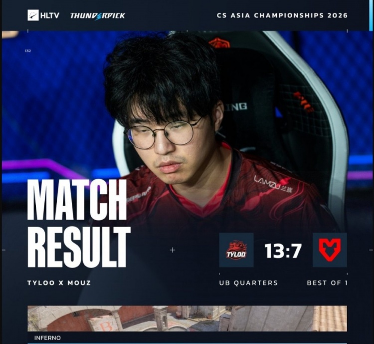 🎮CAC:天禄小镇!进攻战术多变+火力强劲 TYLOO首场击败MOUZ