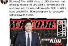 【乐玩LEWIN】外网爆料:WBG跌入涅槃组后,主教练金晶洙Kim将离开WBG!-乐玩真人线上娱乐