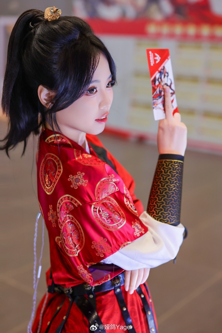 永劫女主持Yager晒照：给外国选手们来点中式美学的震撼