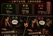 【EV扑克】河牌下注尺度的秘密：小注别乱弃，半池看路线，超池先敬三分-乐玩真人线上娱乐