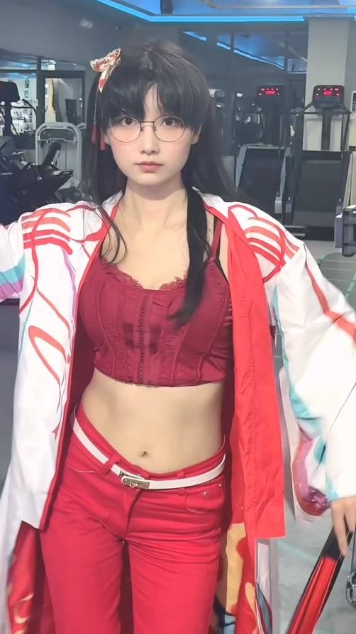 李哥确实难打!撞脸Faker的女博主莎赫儿COS不知火舞!大秀性感蛮腰