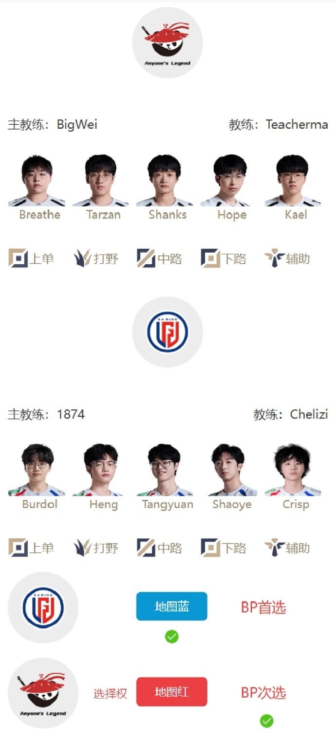 LPL第三赛段7月24日首发:Breathe对位Burdol,Wenbo交手Zdz
