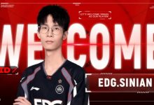 【乐玩LEWIN】EDG发布人员变动公告:青训中路sinian上调至一队-乐玩真人线上娱乐