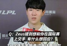 【乐玩LEWIN】Theshy：Zeus过去现在都打得很好 希望我们能在S赛上打出好表现！-乐玩真人线上娱乐