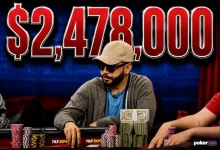 【EV扑克】太疯了!10高惊天诈唬轰出426万美元新纪录巨池,同花会被吓跑吗?-乐玩真人线上娱乐
