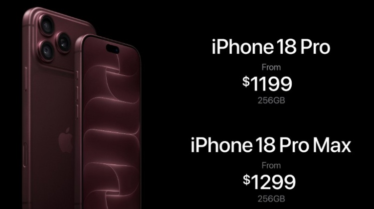 最便宜也破万了!iPhone18Pro售价公布:1199美元起 加强续航散热