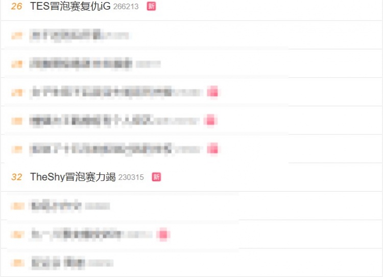 真力竭了吗?TES战胜IG后“复仇IG”“TheShy冒泡赛力竭”登热搜