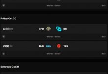 【乐玩LEWIN】S16瑞士轮第四轮赛程:29日iG/T1交手各自对手 30日上演LPL内战-乐玩真人线上娱乐